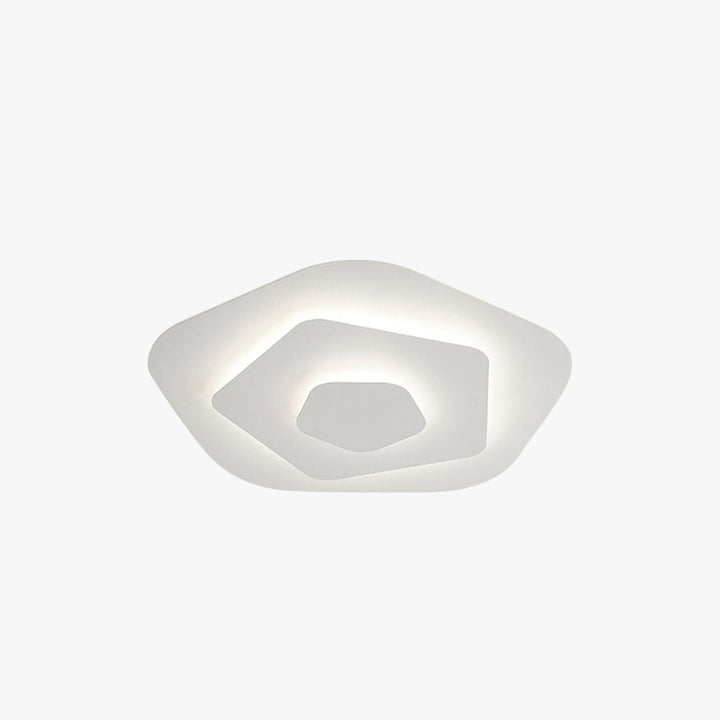 Alvera: Lampada da soffitto LED rotonda moderna in bianco – per soggiorno e camera da letto