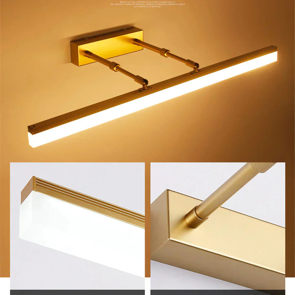 AquaLuce: Applique da bagno con LED – Resistente agli schizzi e perfetta per l&