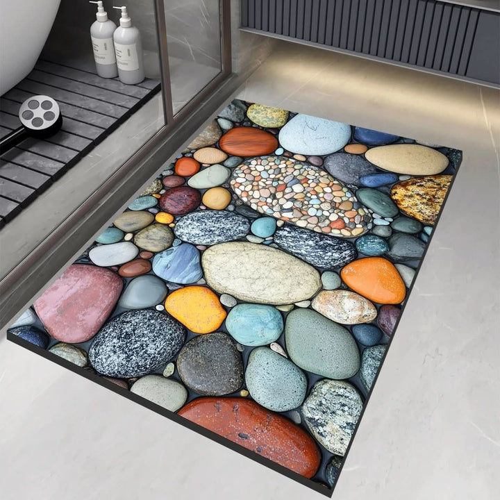TAPPETINO DA BAGNO AQUASOFT – Tappetino in Terra Diatomacea per Sicurezza e Comfort