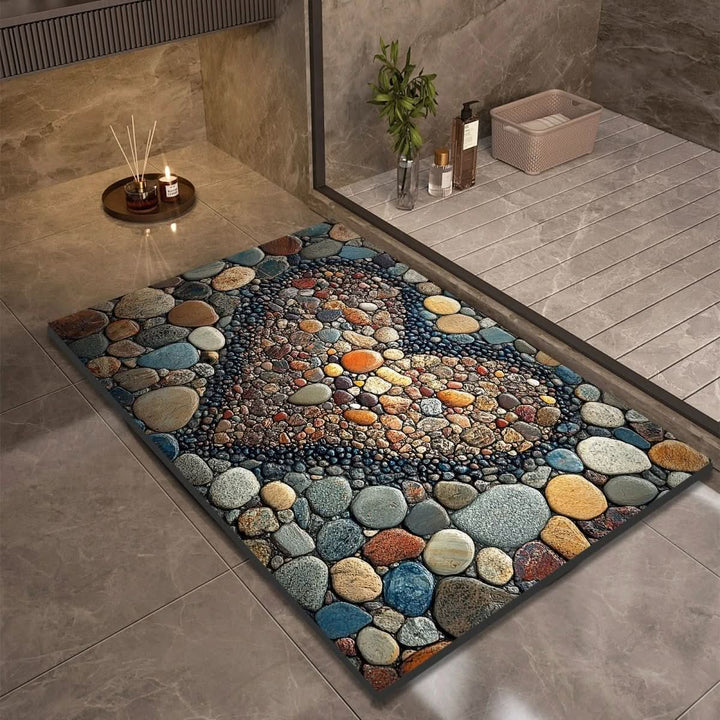 TAPPETINO DA BAGNO AQUASOFT – Tappetino in Terra Diatomacea per Sicurezza e Comfort