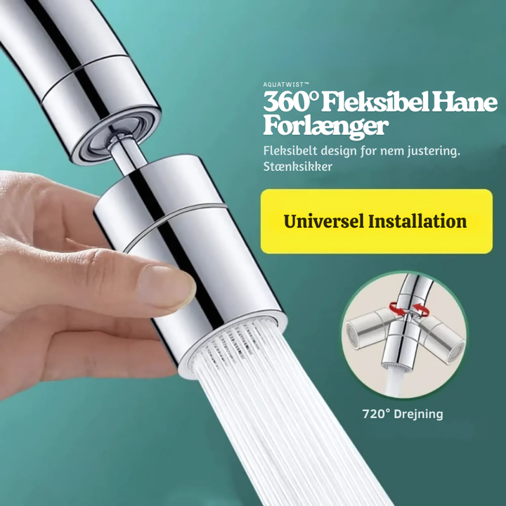 AquaTwist™ – Prolunga Flessibile 360° per Rubinetto