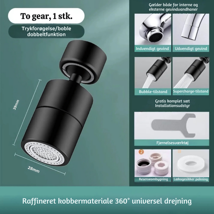 AquaTwist™ – Prolunga Flessibile 360° per Rubinetto