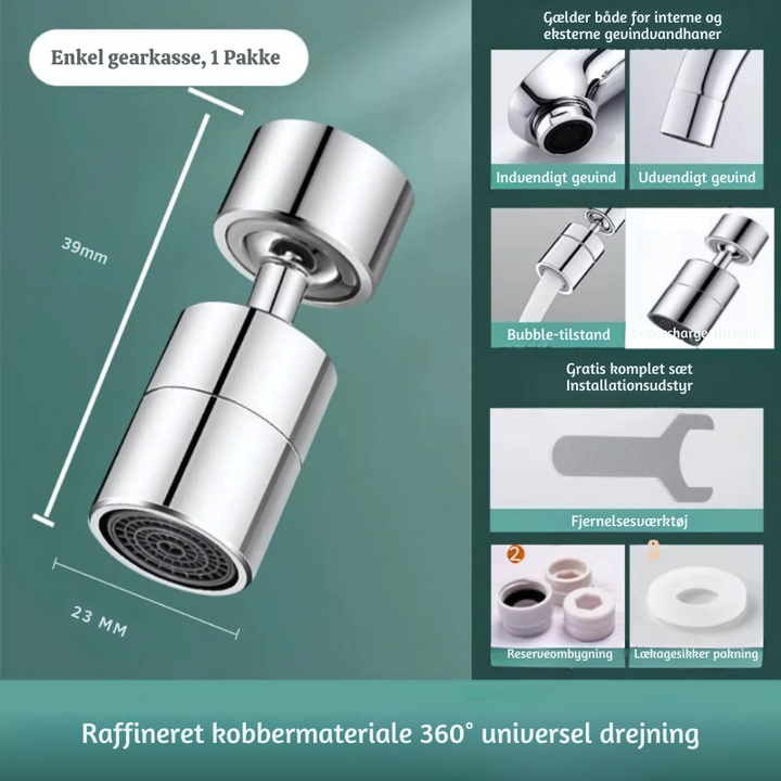 AquaTwist™ – Prolunga Flessibile 360° per Rubinetto