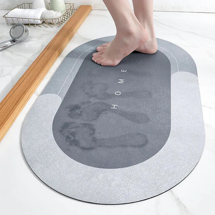 AquaWunder: Tappetino da Bagno Super Assorbente Antiscivolo – Tappeto da Bagno Asciugatura Rapida
