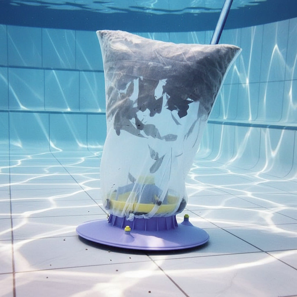 AQUAVAC – Pulitore per Piscina Senza Chimici con Forte Potenza di Aspirazione per Foglie e Sporcizia