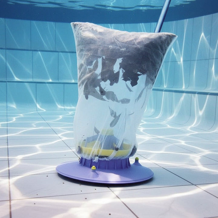 AQUAVAC – Pulitore per Piscina Senza Chimici con Forte Potenza di Aspirazione per Foglie e Sporcizia