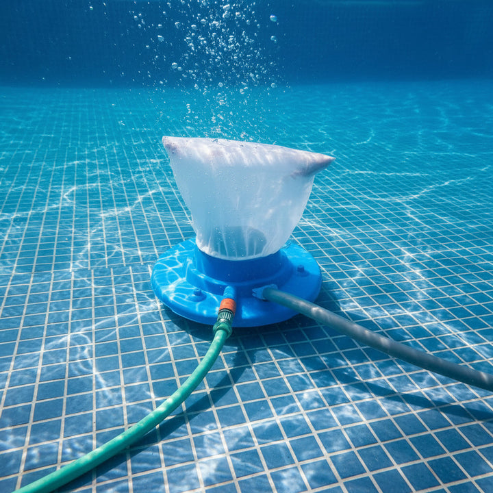 AQUAVAC – Pulitore per Piscina Senza Chimici con Forte Potenza di Aspirazione per Foglie e Sporcizia
