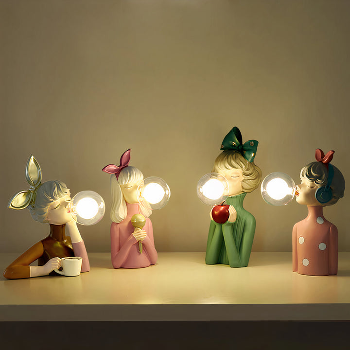 Artisan Sisters: Lampada da tavolo designer in legno e vetro – luce calda per una casa moderna