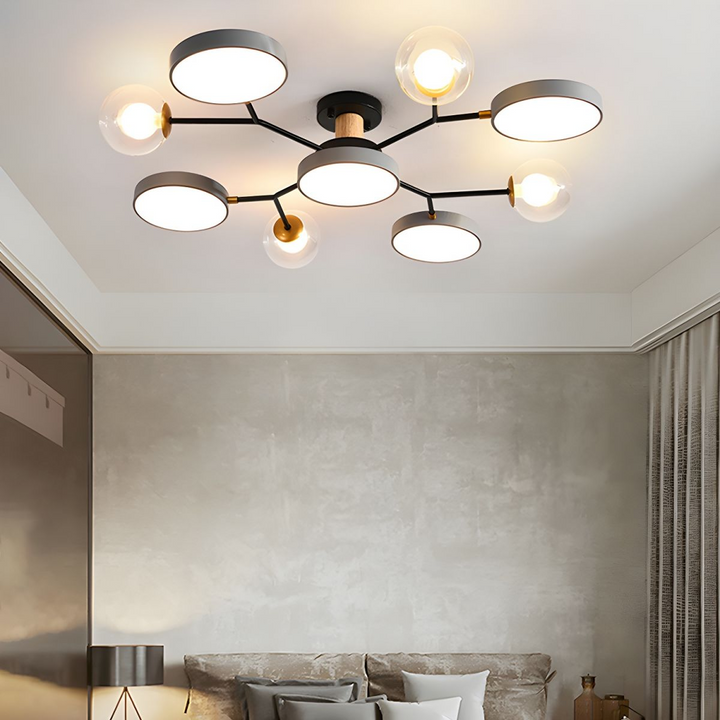 AstoriaLux: Lampada da soffitto LED creativa a rami – moderna e decorativa per soggiorno e sala da pranzo