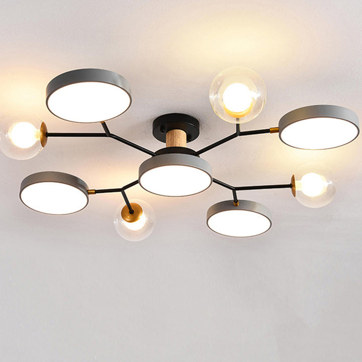 AstoriaLux: Lampada da soffitto LED creativa a rami – moderna e decorativa per soggiorno e sala da pranzo