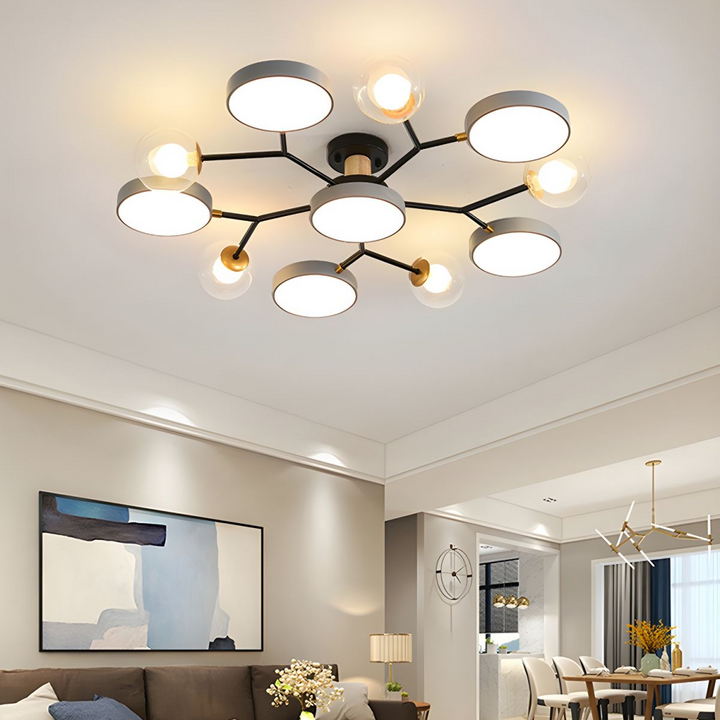 AstoriaLux: Lampada da soffitto LED creativa a rami – moderna e decorativa per soggiorno e sala da pranzo