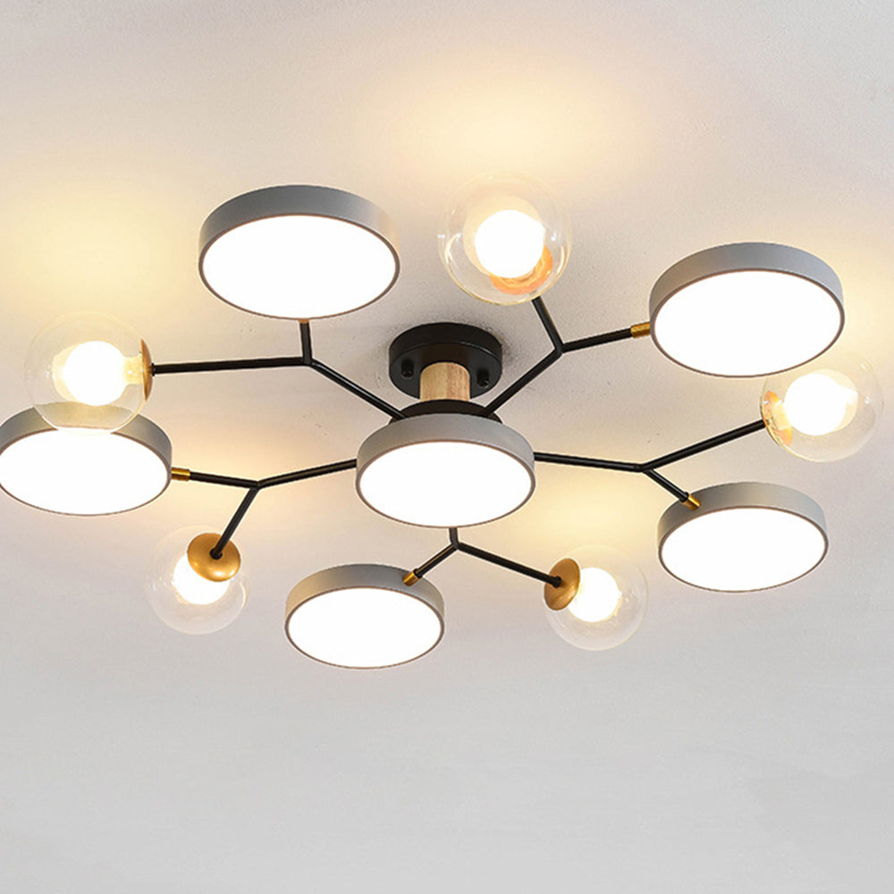 AstoriaLux: Lampada da soffitto LED creativa a rami – moderna e decorativa per soggiorno e sala da pranzo