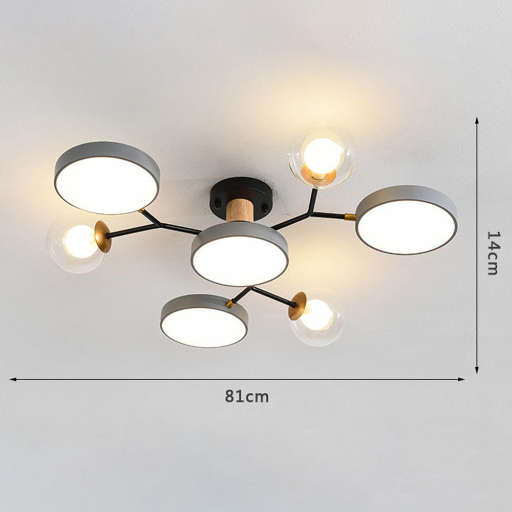 AstoriaLux: Lampada da soffitto LED creativa a rami – moderna e decorativa per soggiorno e sala da pranzo