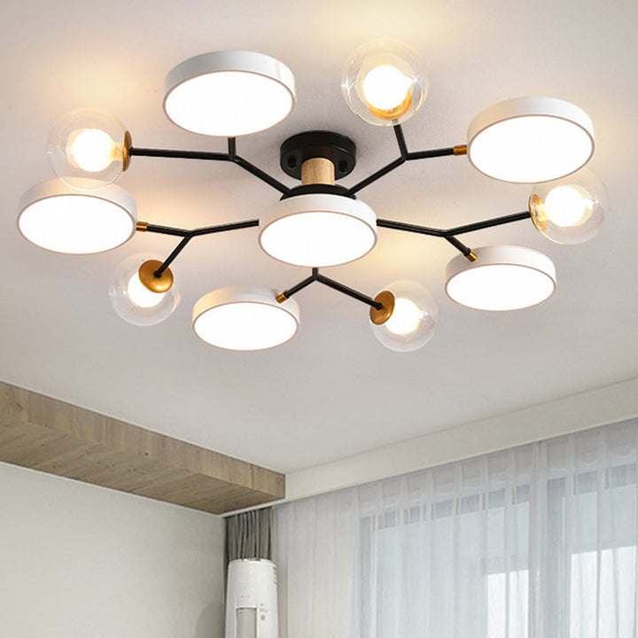 AstoriaLux: Lampada da soffitto LED creativa a rami – moderna e decorativa per soggiorno e sala da pranzo