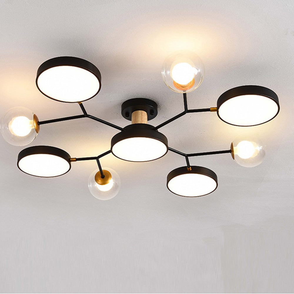 AstoriaLux: Lampada da soffitto LED creativa a rami – moderna e decorativa per soggiorno e sala da pranzo