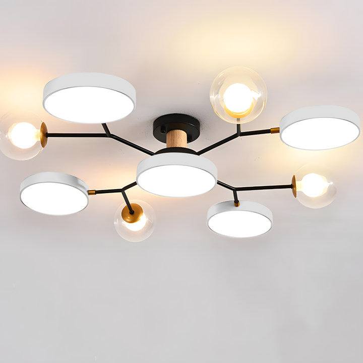 AstoriaLux: Lampada da soffitto LED creativa a rami – moderna e decorativa per soggiorno e sala da pranzo