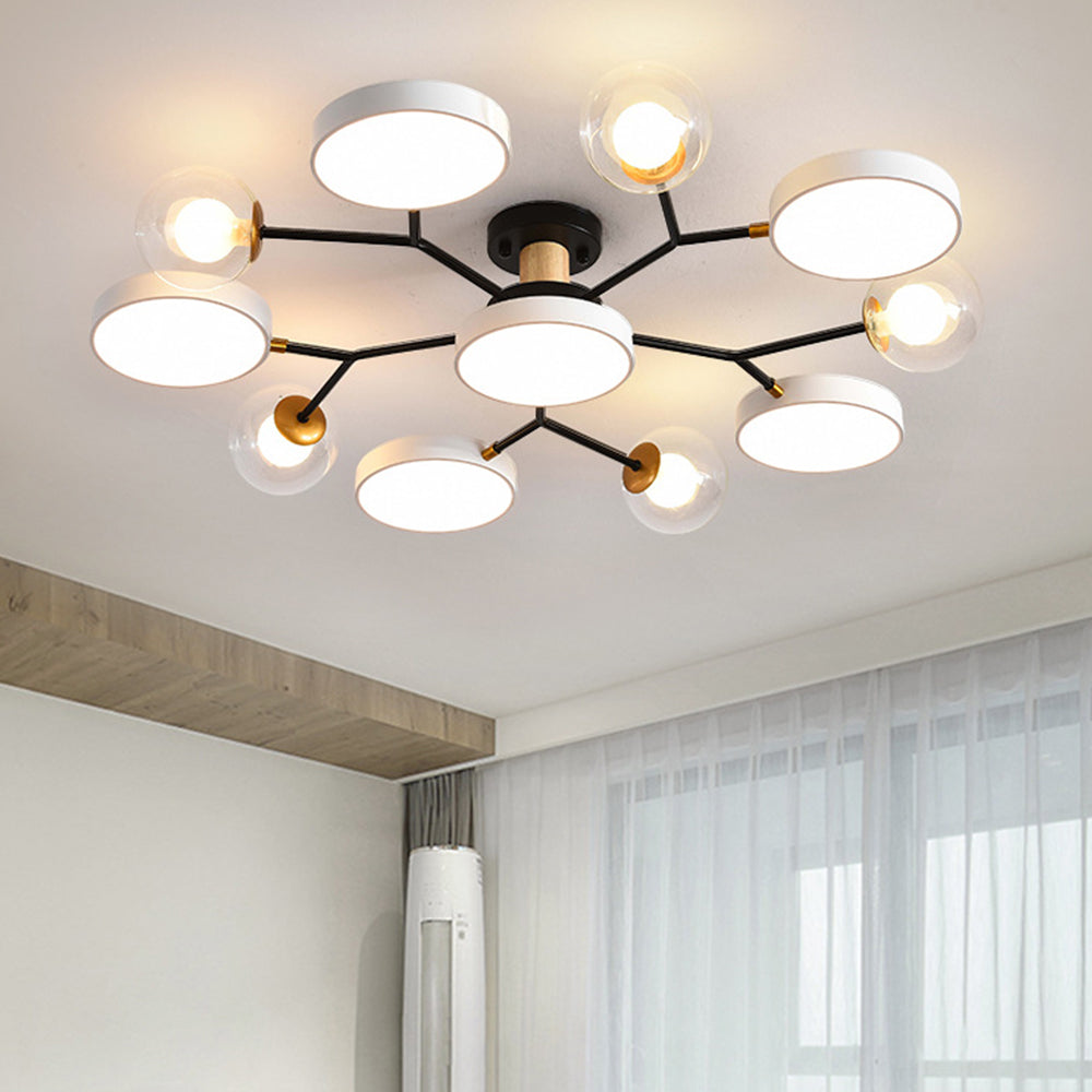 AstoriaLux: Lampada da soffitto LED creativa a rami – moderna e decorativa per soggiorno e sala da pranzo
