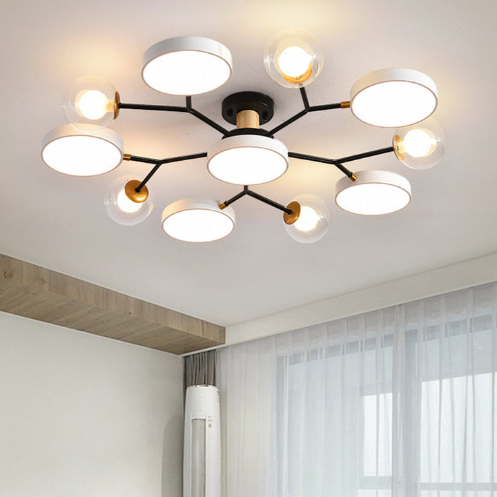 AstoriaLux: Lampada da soffitto LED creativa a rami – moderna e decorativa per soggiorno e sala da pranzo