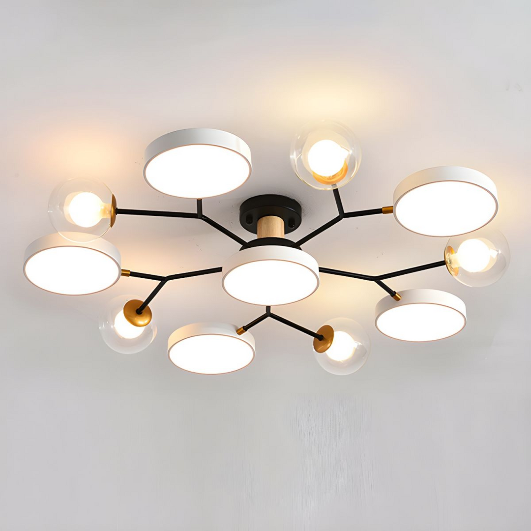 AstoriaLux: Lampada da soffitto LED creativa a rami – moderna e decorativa per soggiorno e sala da pranzo