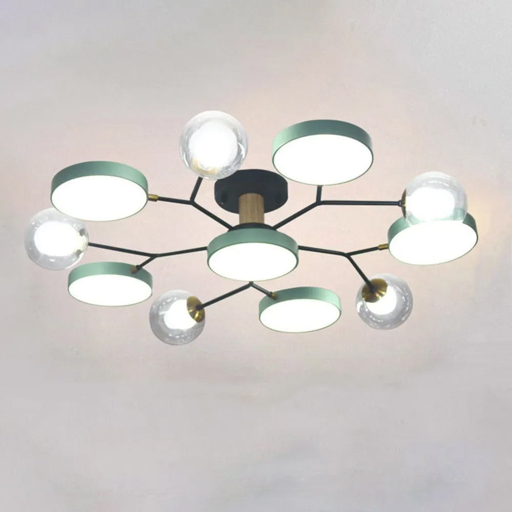 AstoriaLux: Lampada da soffitto LED creativa a rami – moderna e decorativa per soggiorno e sala da pranzo