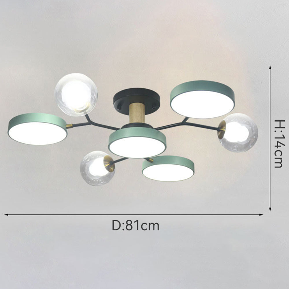 AstoriaLux: Lampada da soffitto LED creativa a rami – moderna e decorativa per soggiorno e sala da pranzo