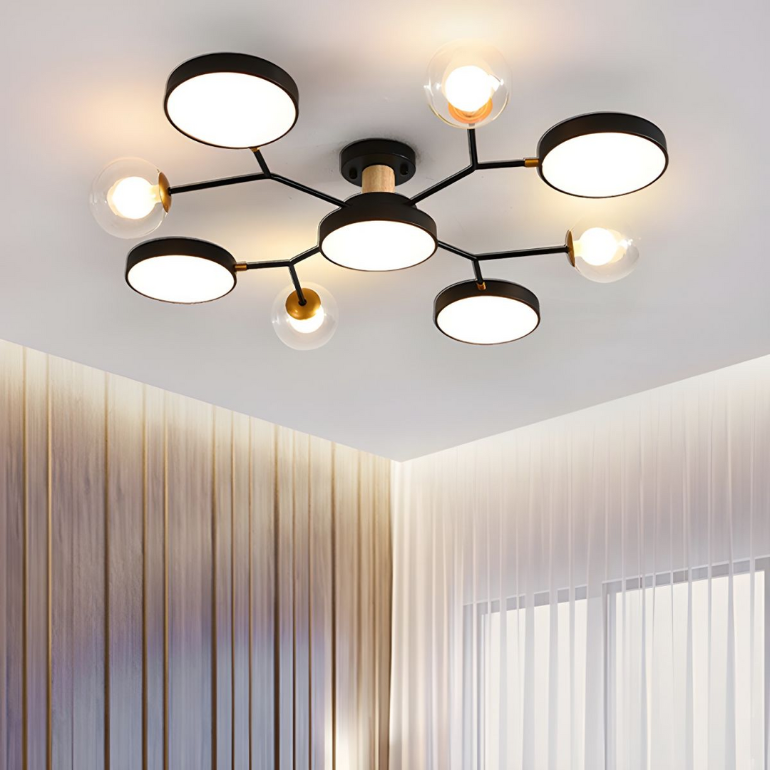 AstoriaLux: Lampada da soffitto LED creativa a rami – moderna e decorativa per soggiorno e sala da pranzo