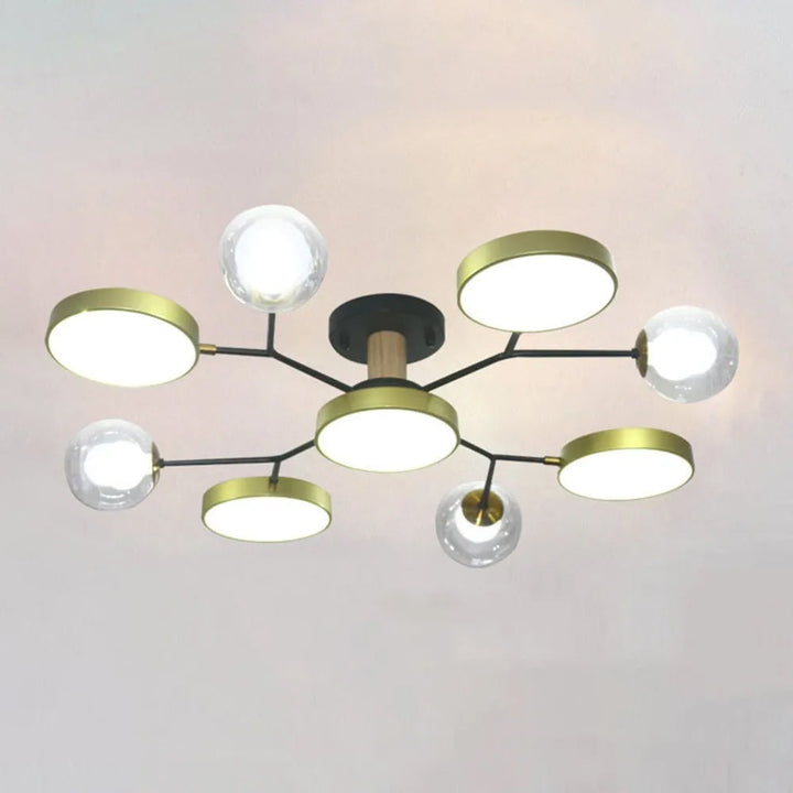 AstoriaLux: Lampada da soffitto LED creativa a rami – moderna e decorativa per soggiorno e sala da pranzo