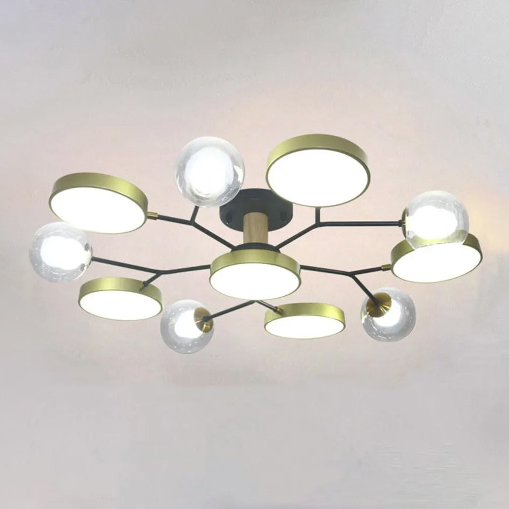 AstoriaLux: Lampada da soffitto LED creativa a rami – moderna e decorativa per soggiorno e sala da pranzo