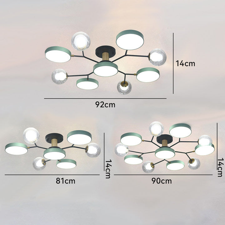 AstoriaLux: Lampada da soffitto LED creativa a rami – moderna e decorativa per soggiorno e sala da pranzo
