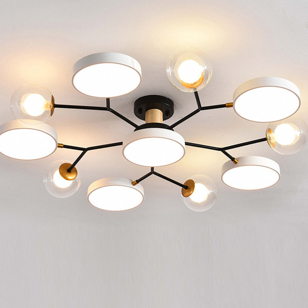 AstoriaLux: Lampada da soffitto LED creativa a rami – moderna e decorativa per soggiorno e sala da pranzo