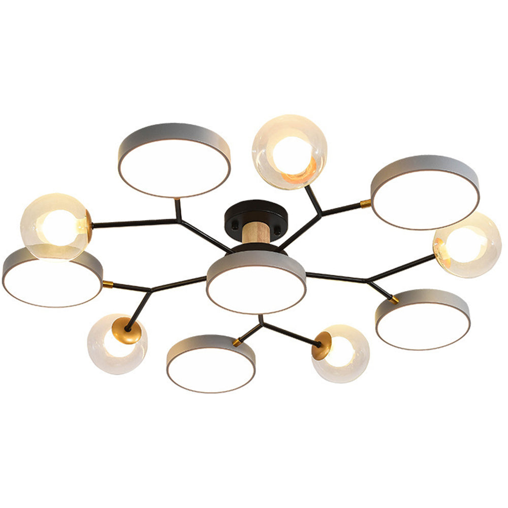 AstoriaLux: Lampada da soffitto LED creativa a rami – moderna e decorativa per soggiorno e sala da pranzo