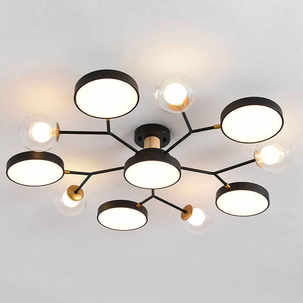 AstoriaLux: Lampada da soffitto LED creativa a rami – moderna e decorativa per soggiorno e sala da pranzo