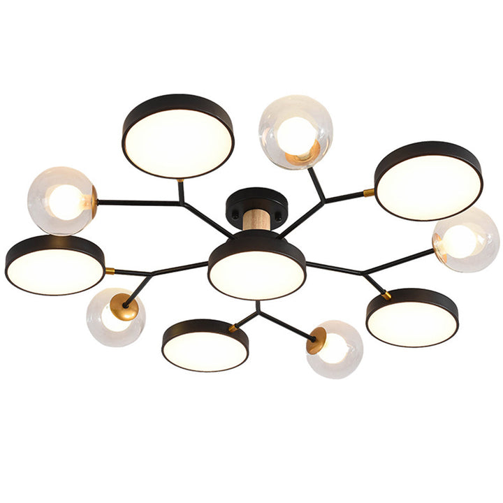 AstoriaLux: Lampada da soffitto LED creativa a rami – moderna e decorativa per soggiorno e sala da pranzo