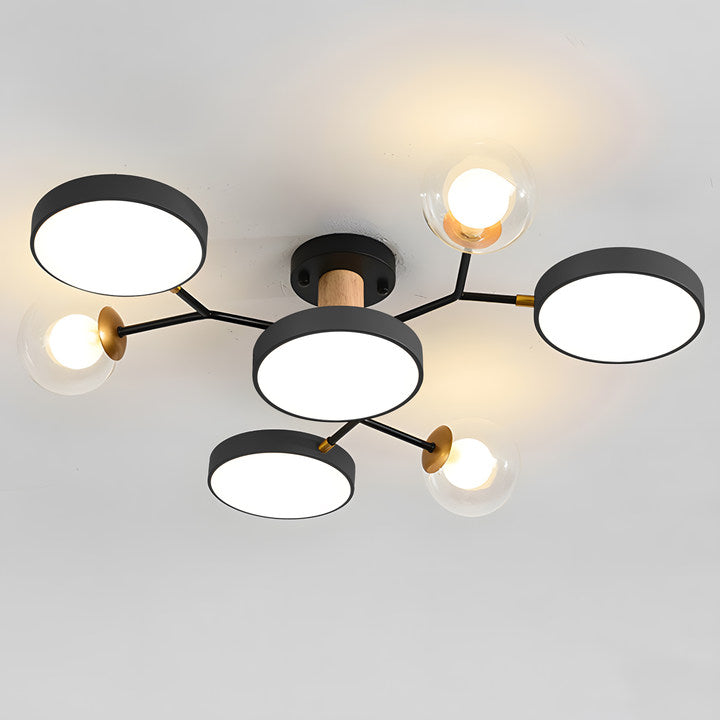 AstoriaLux: Lampada da soffitto LED creativa a rami – moderna e decorativa per soggiorno e sala da pranzo