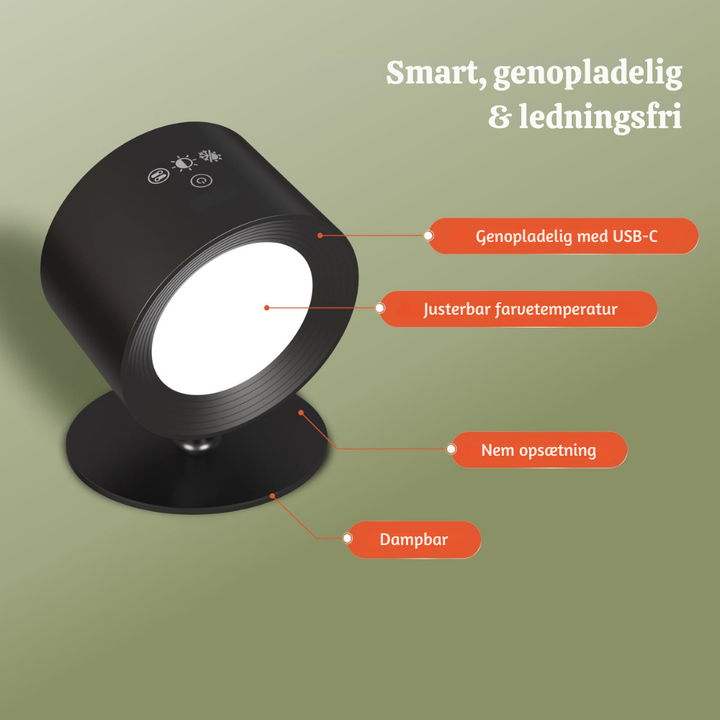 AuraLite™ – Lampada Spot Magnetica Senza Fili