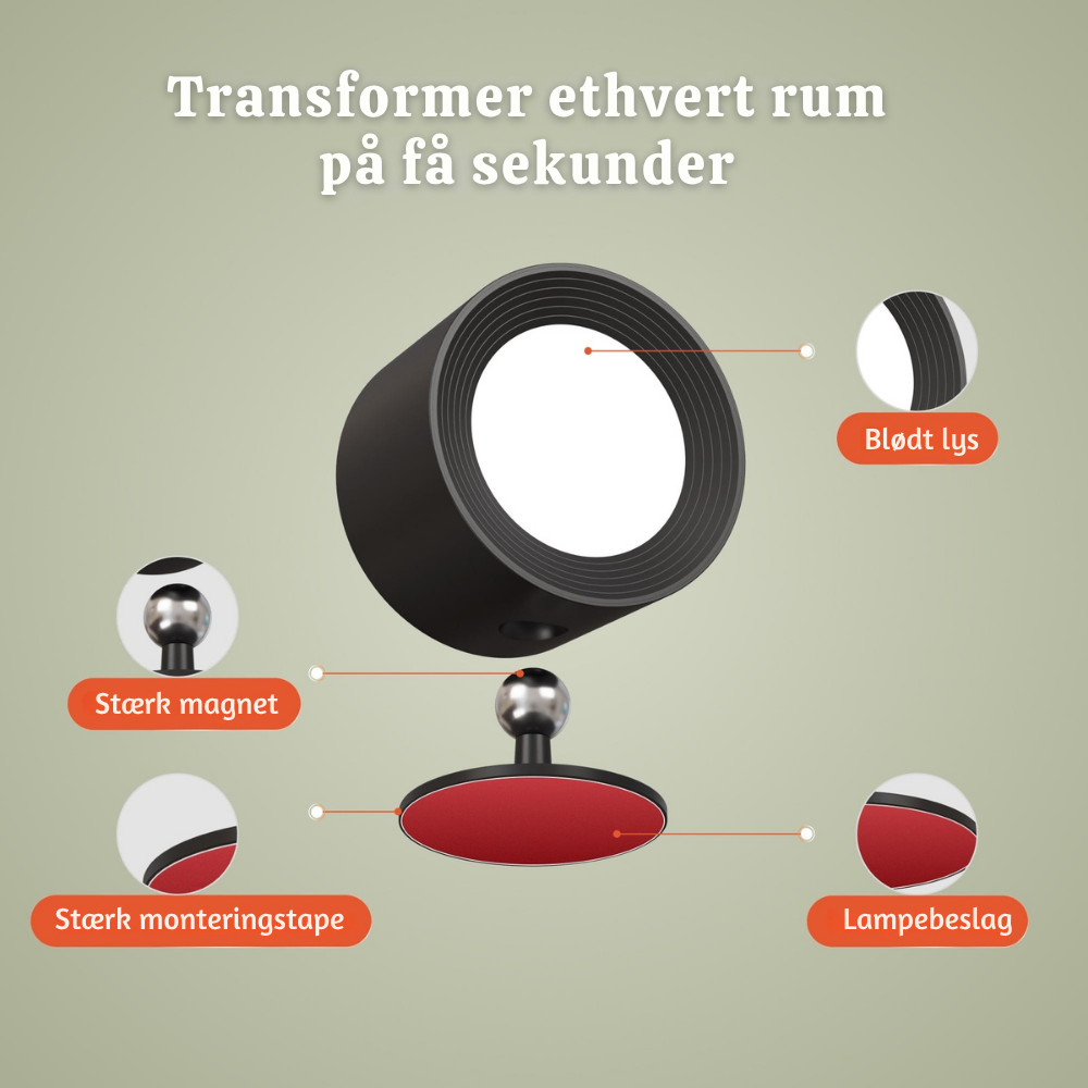 AuraLite™ – Lampada Spot Magnetica Senza Fili