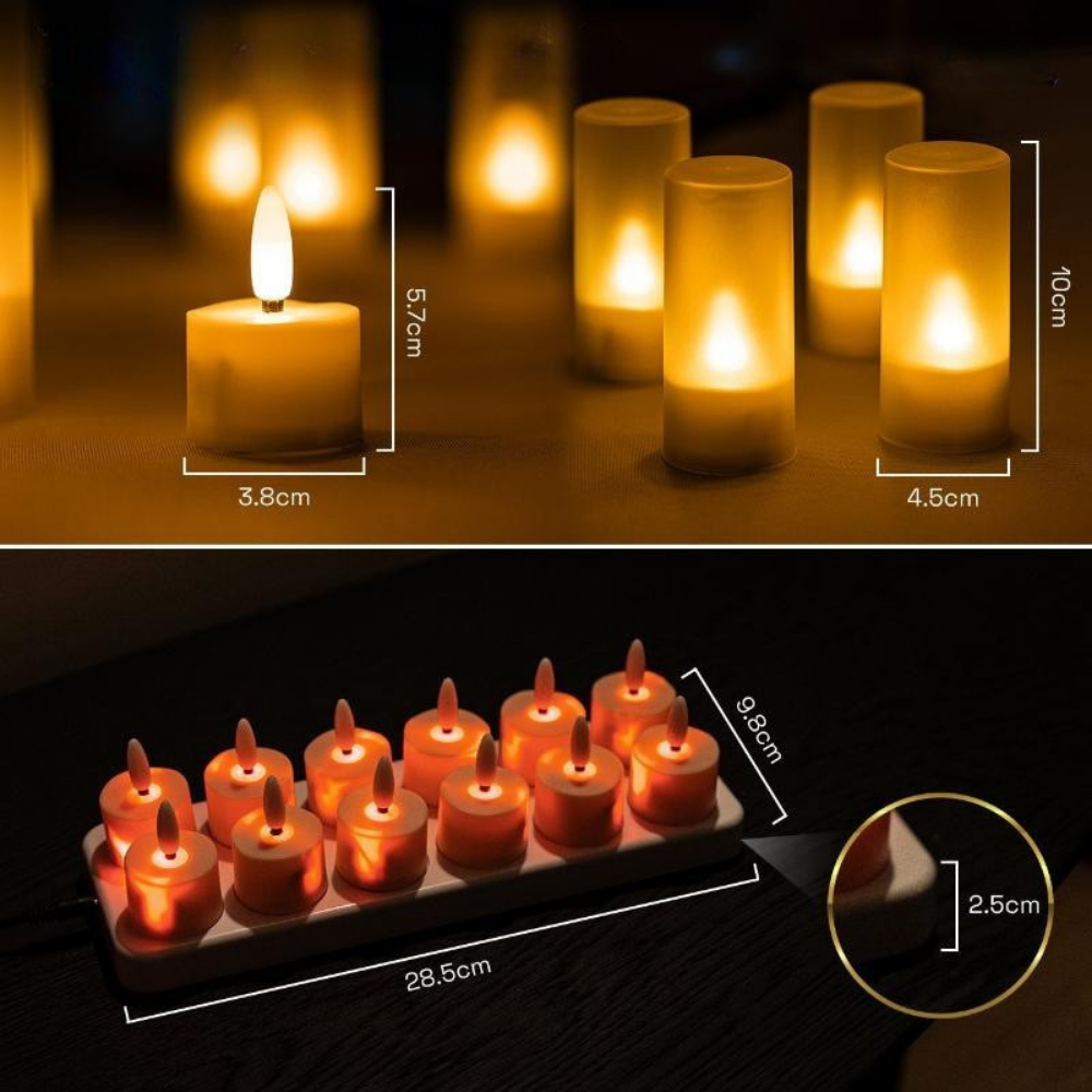 AuraLume™ – Set di Luci LED Ricaricabili con Telecomando
