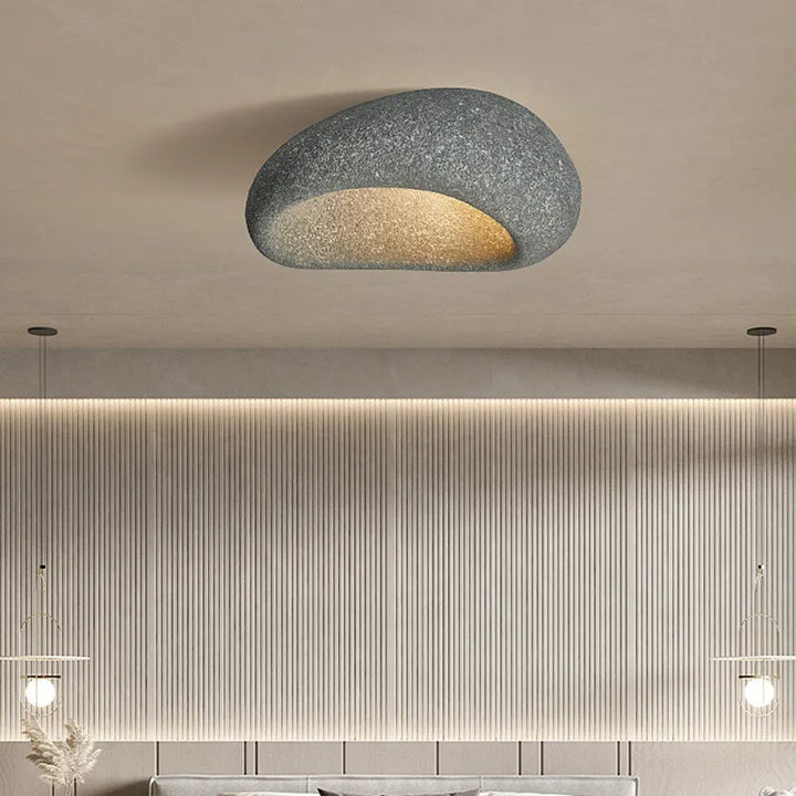 AureZen: Lampada da soffitto Wabi Sabi – Illuminazione da soffitto giapponese elegante