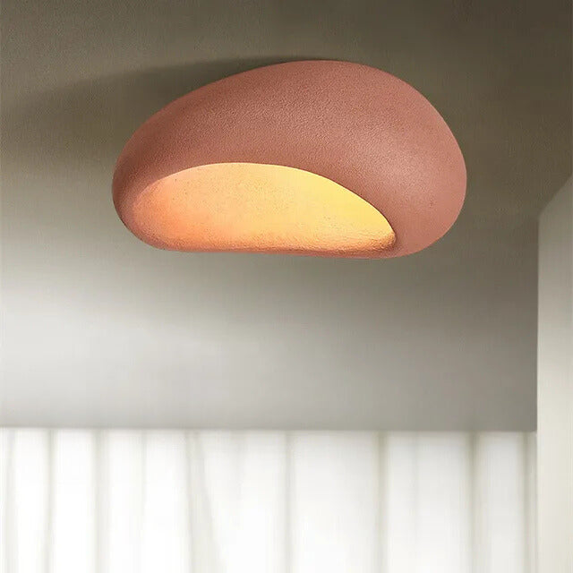 AureZen: Lampada da soffitto Wabi Sabi – Illuminazione da soffitto giapponese elegante