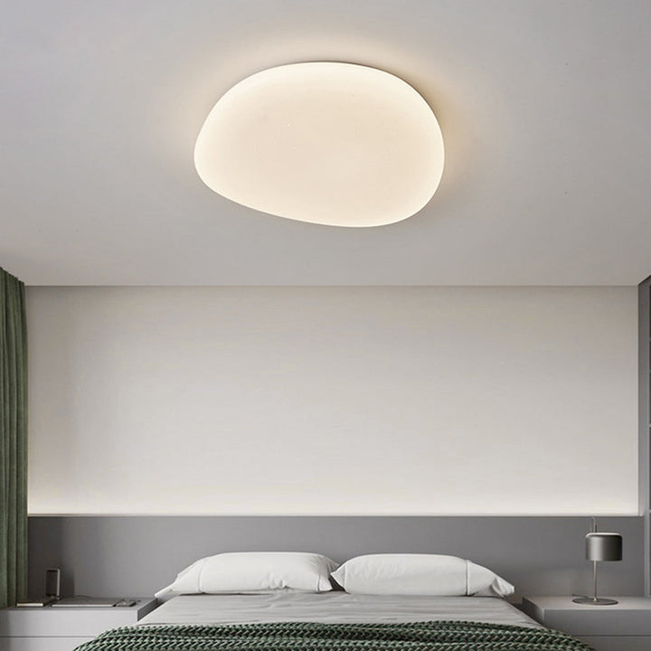 Aureen: Lampada da soffitto LED moderna a forma di ciottolo – per bagno e camera da letto