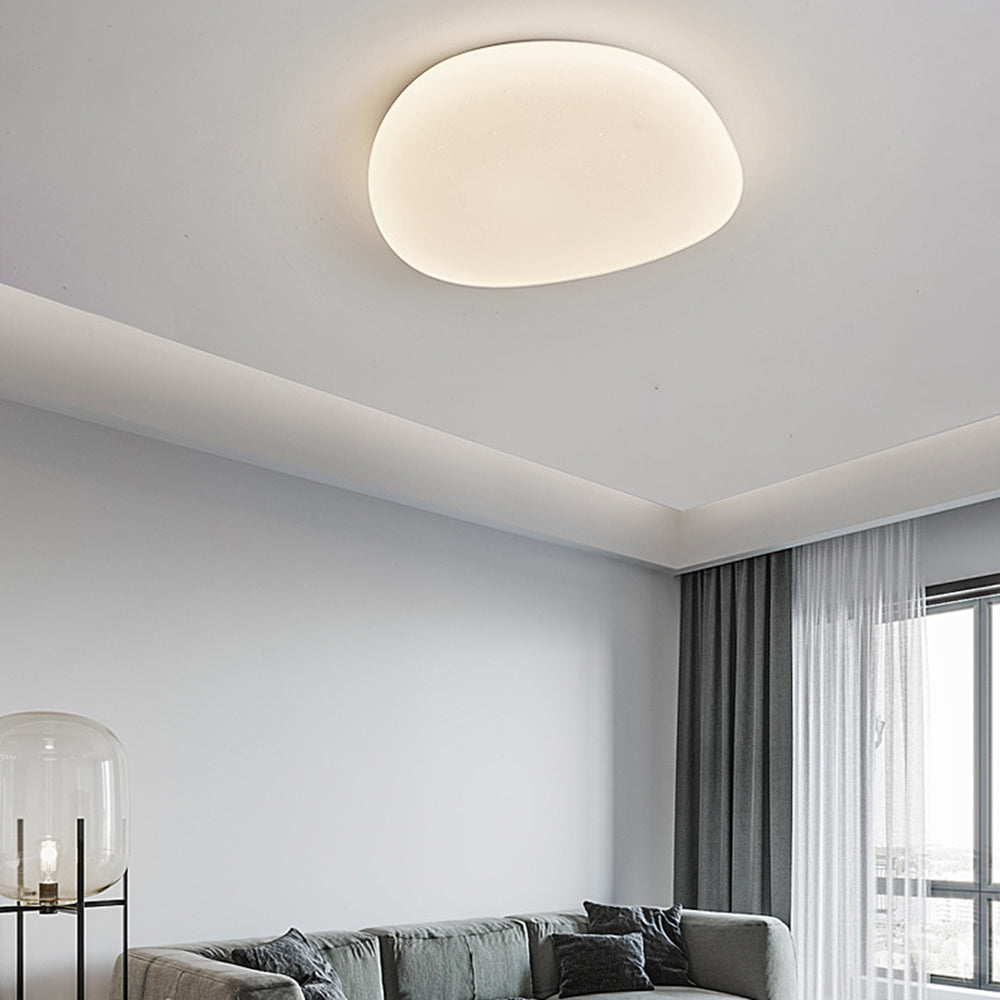 Aureen: Lampada da soffitto LED moderna a forma di ciottolo – per bagno e camera da letto