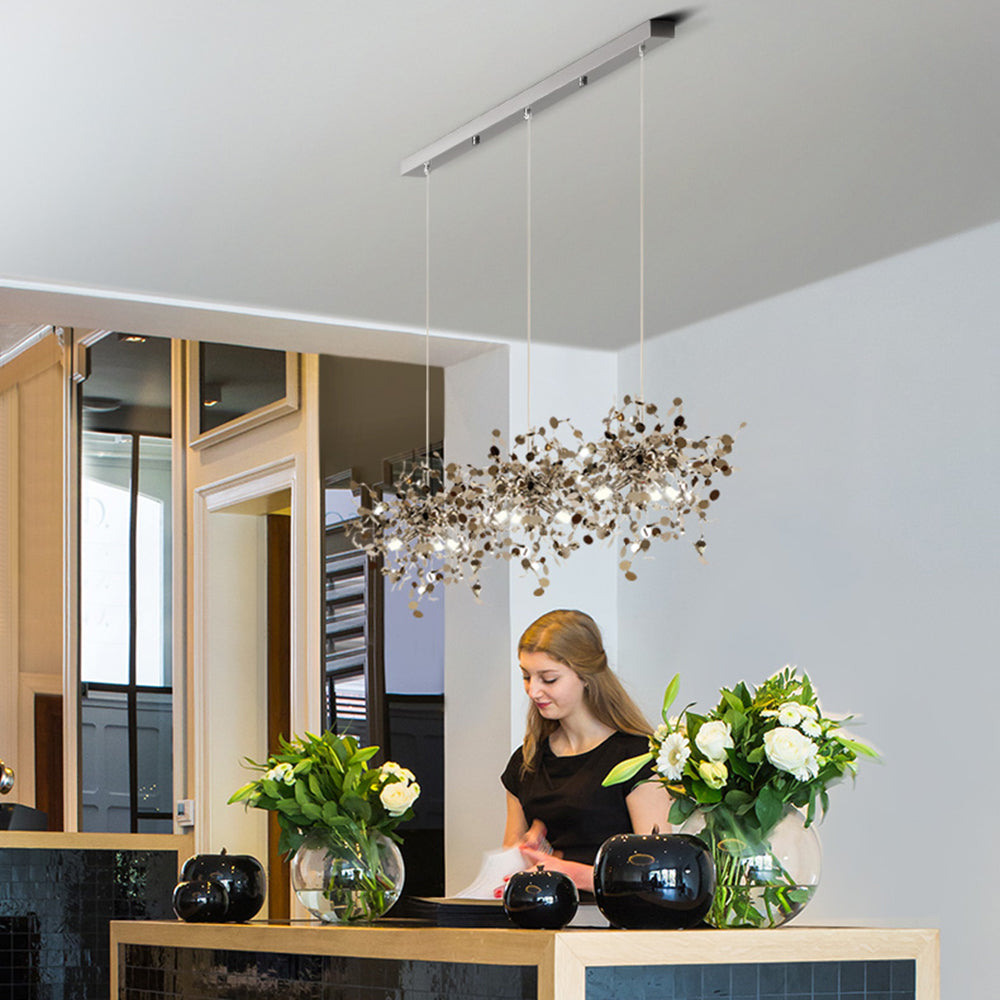 Aurelia: Lampadario LED moderno in design Sputnik – per sala da pranzo e soggiorno