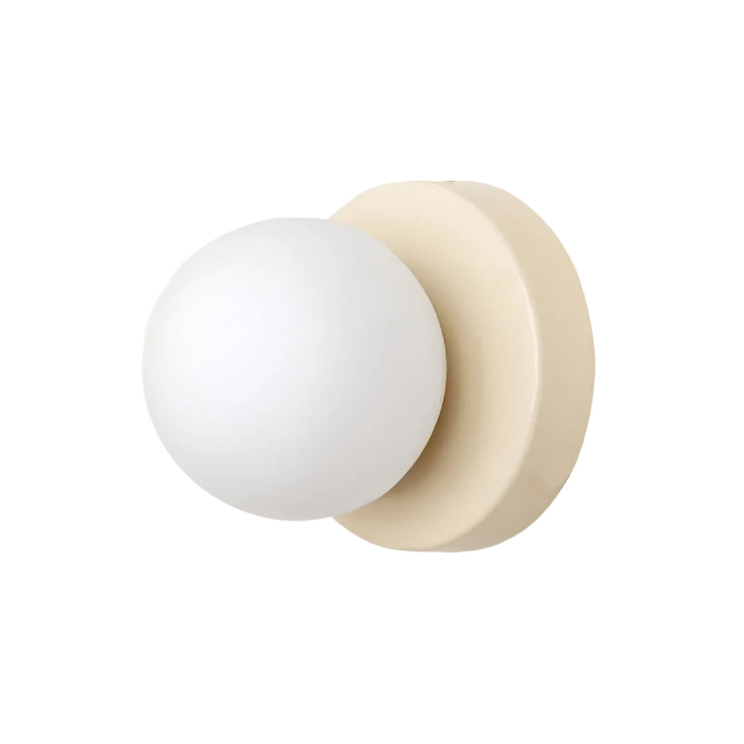 AuriDot: Lampada da parete e soffitto in vetro rotondo – Lampada LED minimalista in design scandinavo