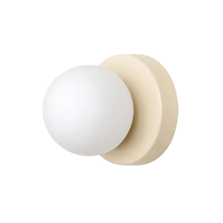 AuriDot: Lampada da parete e soffitto in vetro rotondo – Lampada LED minimalista in design scandinavo