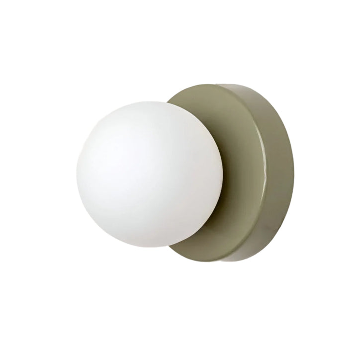 AuriDot: Lampada da parete e soffitto in vetro rotondo – Lampada LED minimalista in design scandinavo