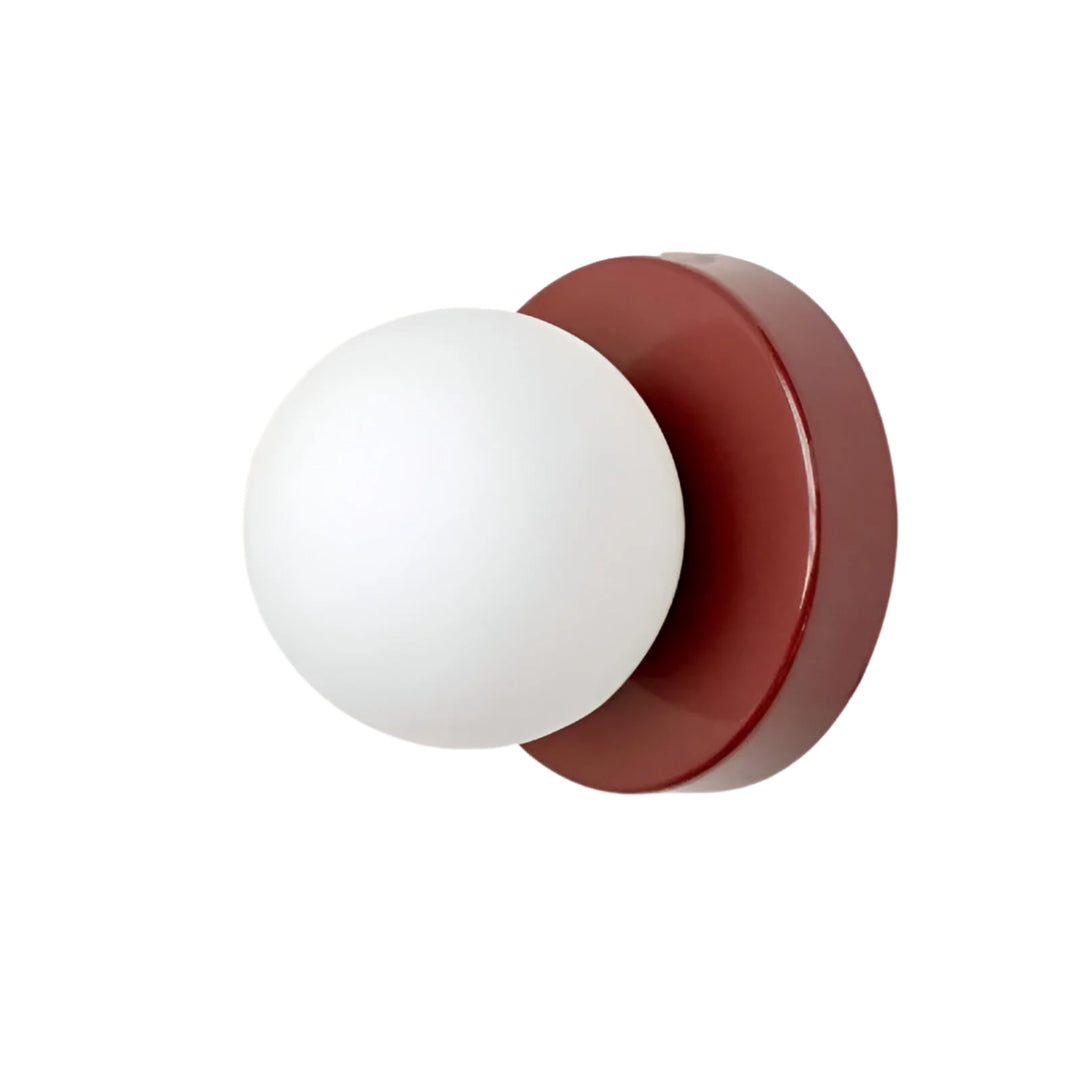 AuriDot: Lampada da parete e soffitto in vetro rotondo – Lampada LED minimalista in design scandinavo