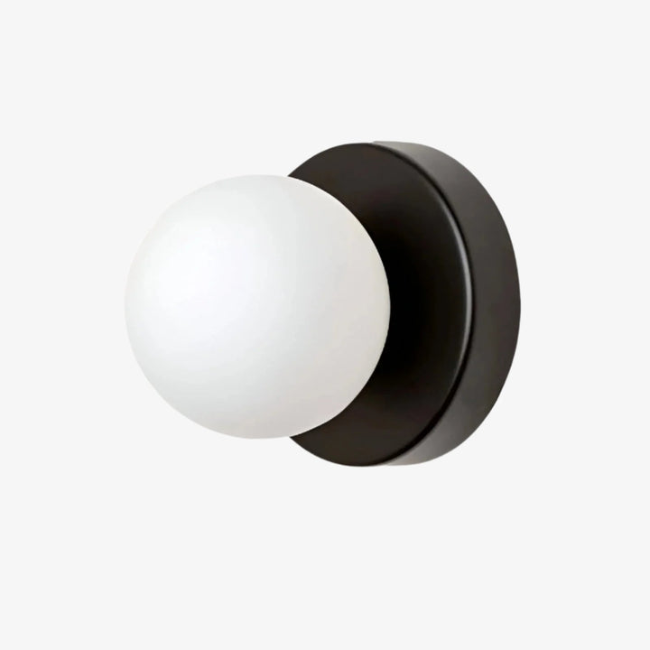 AuriDot: Lampada da parete e soffitto in vetro rotondo – Lampada LED minimalista in design scandinavo