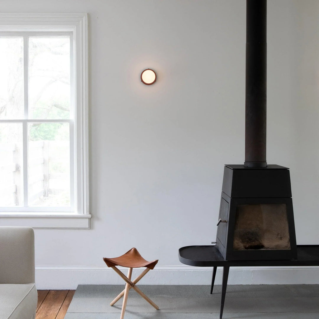 AuriDot: Lampada da parete e soffitto in vetro rotondo – Lampada LED minimalista in design scandinavo