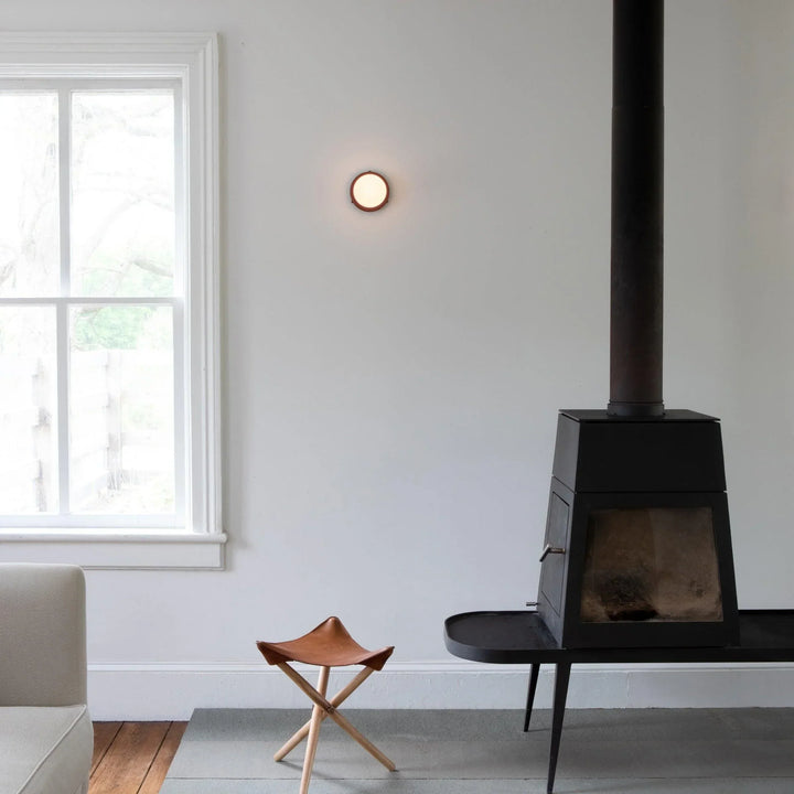 AuriDot: Lampada da parete e soffitto in vetro rotondo – Lampada LED minimalista in design scandinavo