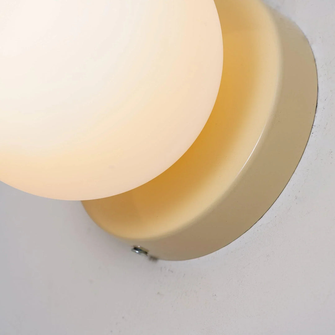 AuriDot: Lampada da parete e soffitto in vetro rotondo – Lampada LED minimalista in design scandinavo